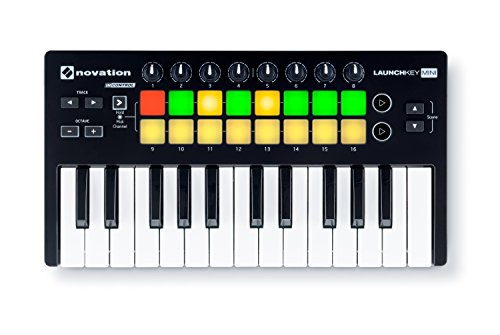 NOVATION ノベーション MIDIキーボード/コントローラー 25鍵ミニ鍵盤 LAUNC(中古品)