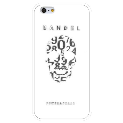 BANDEL(バンデル) アイフォンケース6Plus対応 スカル ホワイト×シルバー i(中古品)