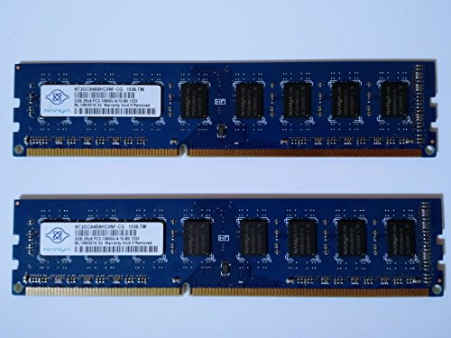 「未使用品」Nanya nt2gc64b88b0nf-cg 4?GB 2?X 2?GB pc3???10600u ddr3?1333デスクトッ(中古品)