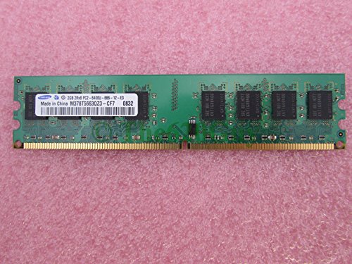 「ほぼ新品」Samsung 2GB PC2-6400U DDR2 800 240ピン デスクトップメモリ ECC機能なし (中古品)