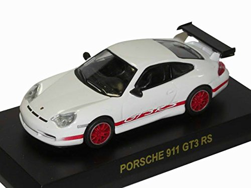 京商 1/64 ポルシェ ミニカーコレクション2 911 GT3RS 赤Type 996(中古 