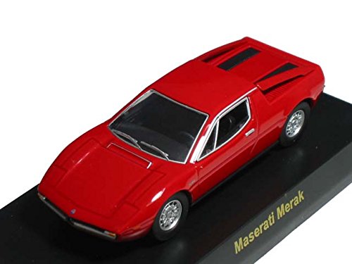 京商 1/64 マセラティ ミニカーコレクション メラク 赤(中古品)の通販