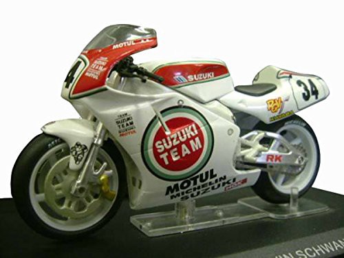 Ixo 1/24スケール バイクコレクション スズキ RGV500 1993 ケビン・シュワ (中古品)