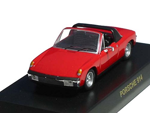 「ほぼ新品」京商 1/64 ポルシェ ミニカーコレクション3 914 ワーゲンポルシェ 赤(中古品)