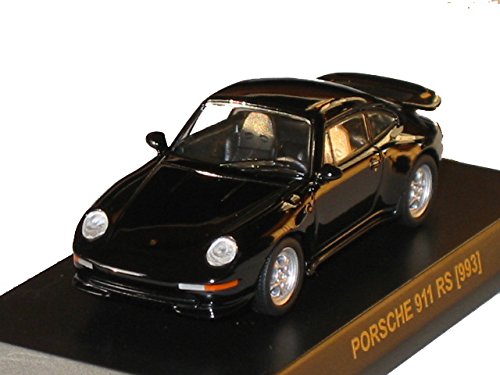 「非常に良い」京商 1/64 ポルシェ ミニカーコレクション4 911RS Type-993 黒(中古品)