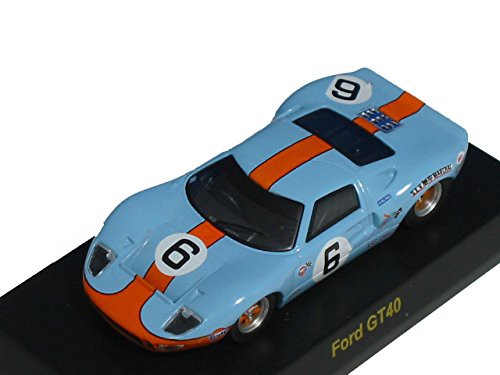 京商 1/64 USAスポーツカー ミニカーコレクション2 フォード GT40 #6(中古品)