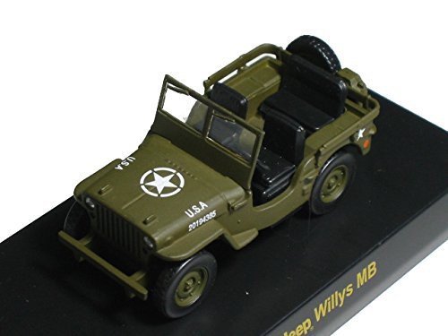 京商 1/64 USAスポーツカー ミニカーコレクション2 ジープ ウイリス・MB 深(中古品)