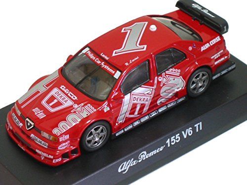 「非常に良い」京商 1/64 アルファロメオ ミニカーコレクション2 155 V6 Ti DTM94 No1 N・(中古品)