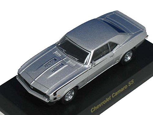「非常に良い」京商 1/64 USAスポーツカー ミニカーコレクション1 シボレー カマロ SS 銀(中古品)