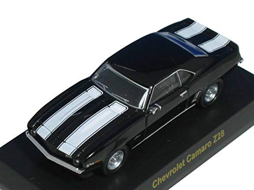 「非常に良い」京商 1/64 USAスポーツカー ミニカーコレクション1 シボレー カマロ Z28 黒(中古品)