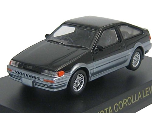 「ほぼ新品」京商 1/64 トヨタ ミニカーコレクション トヨタ カローラ レビン AE86 黒(中古品)