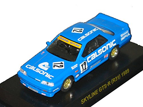 「ほぼ新品」京商 1/64 カルソニック ミニカーコレクション スカイライン GTS-R R31 198(中古品)