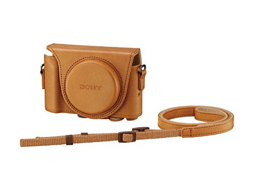 「ほぼ新品」ソニー SONY デジタルカメラケース ジャケットケース ライトブラウン LCJ-H(中古品)