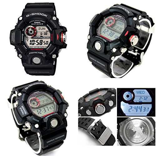 ≪G-SHOCK≫Rangeman 200m防水 電波ソーラー プラベルトウォッチ メンズ向 (中古品)