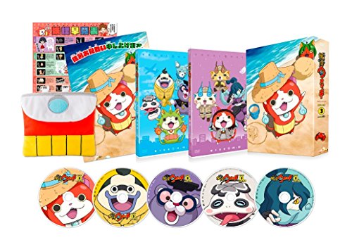 「未使用品」妖怪ウォッチ DVD BOX3( ジバニャンポケットポーチ付 )(中古品)