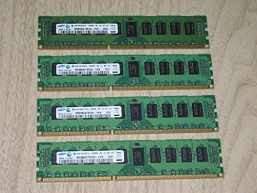 新しいロットSamsung 16?GB 4?x 4?GB ddr3???1333?pc3l-10600r ECCメモリm3(中古品)
