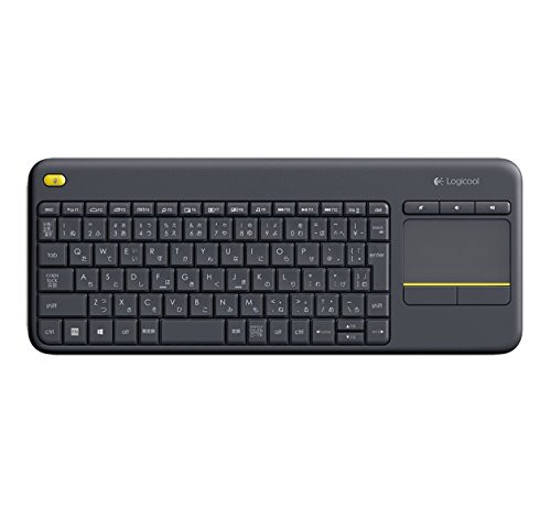 Logicool ロジクール ワイヤレス タッチキーボード K400pBK(中古品)の通販は