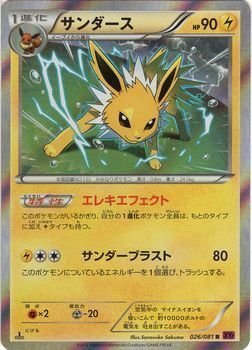 ポケモンカードXY サンダース（R） / バンデットリング（PMXY7