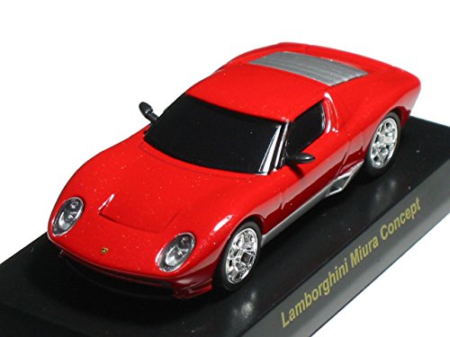 「非常に良い」京商 1/64 ランボルギーニ　 ミニカーコレクション３　ミウラ　コンセプト (中古品)