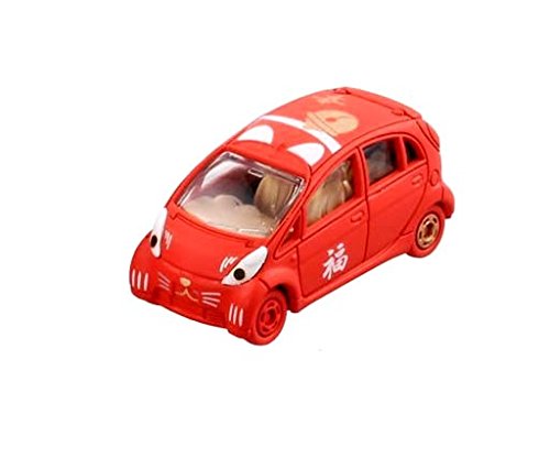 未使用品」トミカ 紅白福々トミカ (紅) 三菱 i-MiEV 招き猫 (無病息災