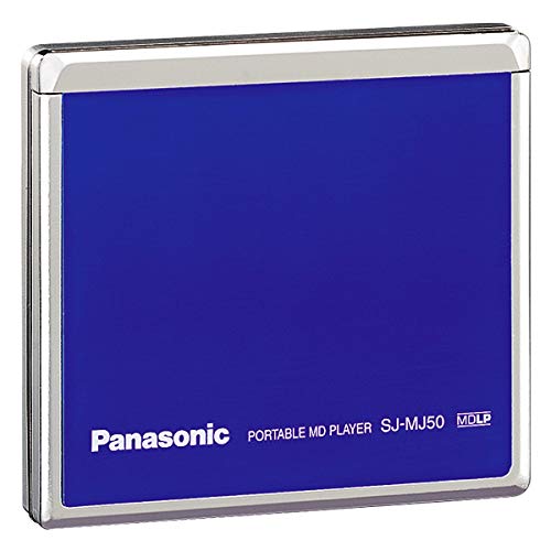 Panasonic　ポータブルＭＤプレーヤー　SJ-MJ50ブルー(中古品)