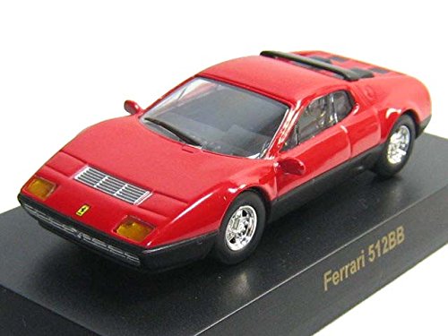 「非常に良い」京商 1/64 フェラーリ　 ミニカーコレクション１　 ５１２ＢＢ　赤(中古品)