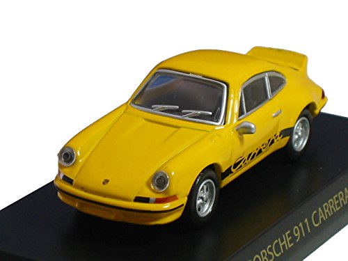 「ほぼ新品」京商　1/64　 ポルシェ　ミニカーコレクション１　 ９１１ カレラＲＳ　黄 (中古品)