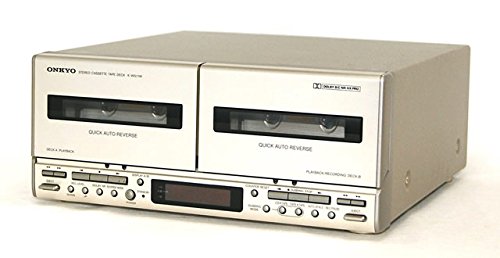 「非常に良い」ONKYO オンキョー　K-W511M　ダブルクイックリバースカセットデッキ　INTEC(中古品)
