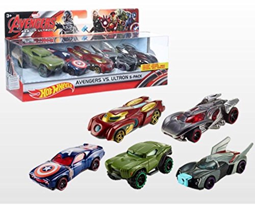 『アベンジャーズ/エイジ・オブ・ウルトロン』　ホットウィール　５個パッ (中古品)の通販は