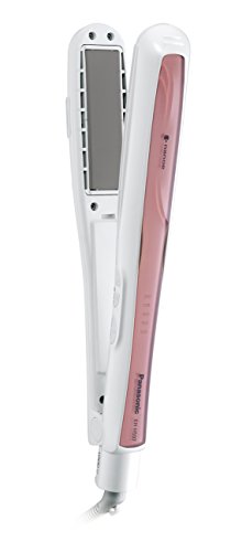 パナソニック ヘアアイロン ストレート用 海外対応 ナノケア 白 EH-HS97-W(中古品)