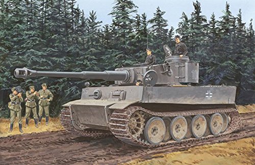「未使用品」プラッツ 1/35 第二次世界大戦 ドイツ軍 ティーガーI 極初期型 第502重戦車(中古品)