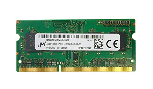 「未使用品」Micron PC3L-12800S (DDR3L-1600) 4GB SO-DIMM 204pin ノートパソコン用 低(中古品)