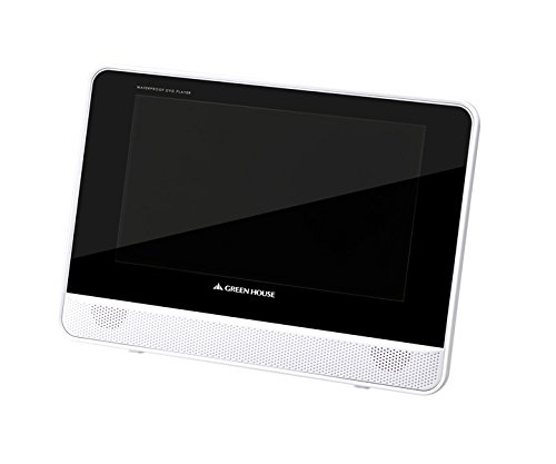 GH-PDV9HW-WH 9型ワイド液晶、防水ポータブルDVDプレーヤー(中古品)