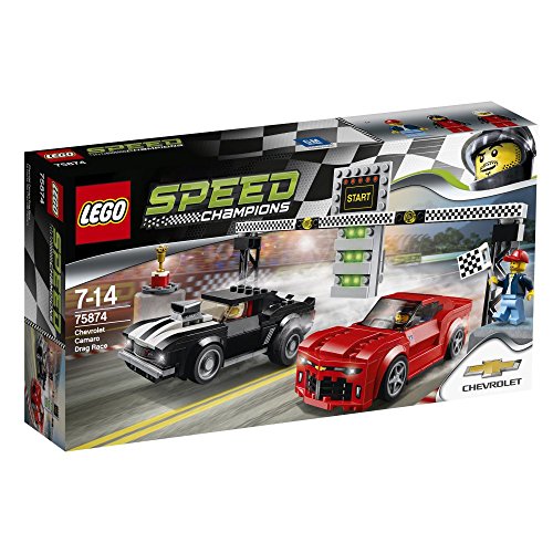 レゴ (LEGO) スピードチャンピオン シボレー カマロ ドラッグレース 75874(中古品)