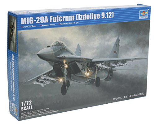 「ほぼ新品」トランペッター 1/72 MiG-29″9.12″ ファルクラムA プラモデル(中古品)