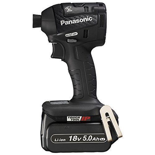 「非常に良い」パナソニック(Panasonic) 充電インパクトドライバー 18Ｖ 5.0Ah 黒 EZ75A7L(中古品)