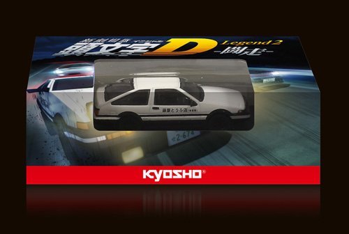 「ほぼ新品」京商 1/64 新劇場版 頭文字D Legend2-闘走- AE86 トレノ(中古品)
