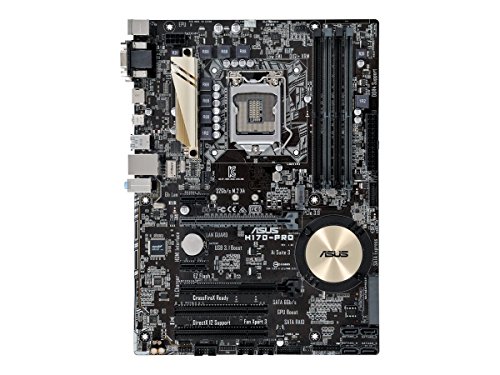「ほぼ新品」ASUSTeK Intel H170搭載 マザーボード LGA1151対応 H170-PRO  ATX (中古品)