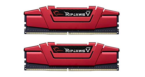 G.skill DDR4 2400 (PC4 19200) Ripjaws V Series F4-2400C15D 16GVR 16(中古品)の通販は