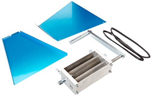 Stainless 2-roller brew Barley Grinder Crusher Malt Grain Mill by (中古品)