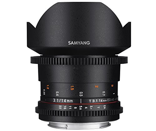 サムヤン SAMYANG 14mm T3.1 VDSLR ED AS IF UMC VERSION II シネレンズ Ni(中古品)