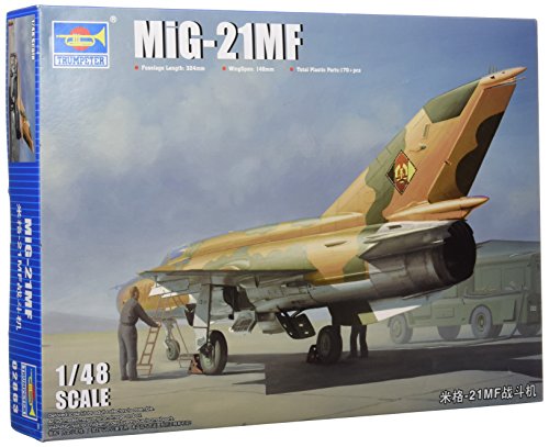 「未使用品」トランペッター 1/48 MiG-21MF プラモデル(中古品)
