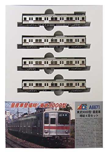 マイクロエース Nゲージ 東武9000型・量産車 増結4両セット