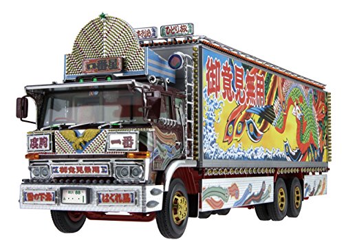 「非常に良い」青島文化教材社 1/32 トラック野郎シリーズ No.1 一番星 故郷特急便 リテイ(中古品)