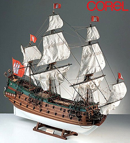 「ほぼ新品」木製帆船模型 コーレル SM28 ワッペン・フォンハンブルグ(中古品)