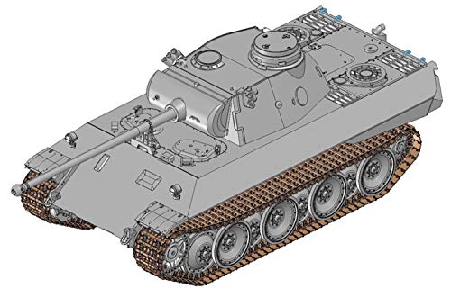 「ほぼ新品」プラッツ 1/35 第二次世界大戦 ドイツ軍 パンターD型 V2 (試作2号車) プラ (中古品)