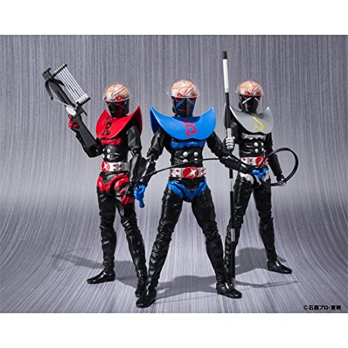 「非常に良い」S.H.フィギュアーツ レッドハカイダー/ブルーハカイダー/シルバーハカイダ (中古品)