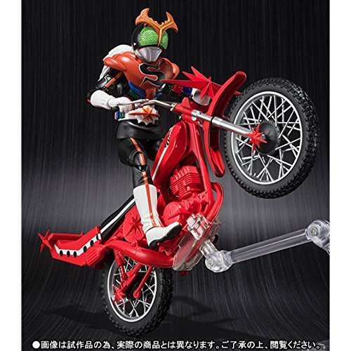 S.H.Figuarts 仮面ライダーストロンガー 全高約14cm & カブトロー 全長約19(中古品)の通販は
