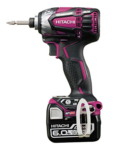 USED 日立工機 コードレスインパクトドライバ WH14DDL2 14.4V 6.0Ah ケース付き HITACHI 動作確認済み 充電器難有 中古品☆HiKOKI(旧日立工機) コードレスインパクトドライバ WH14DDL2