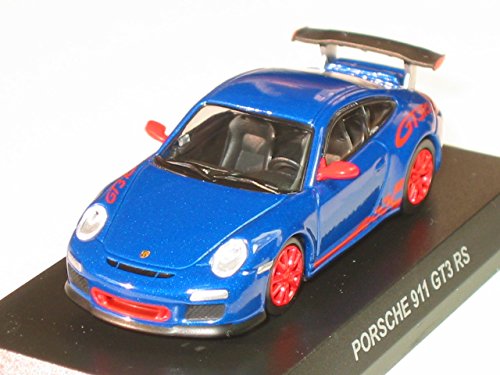 「ほぼ新品」京商 1/64  ポルシェ　ミニカーコレクション5　 ポルシェ　９１１ ＧＴ３  (中古品)